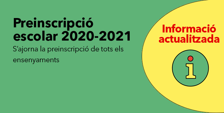 Preinscripcions Infantil, Primària i ESO
